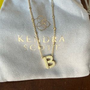Kendra Scott Letter B necklace